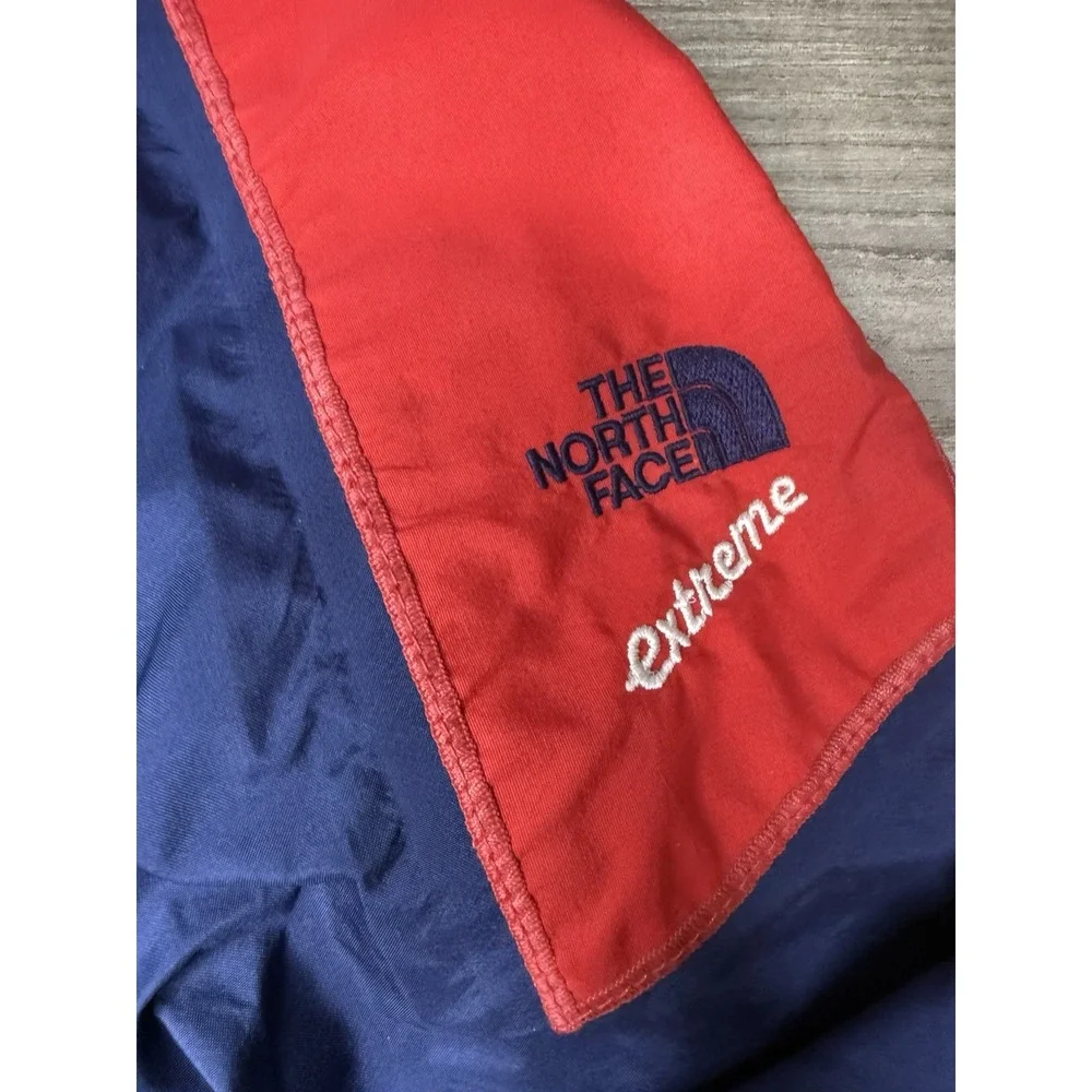 Vintage The North Face Extreme Gore-Tex Jacket XL USA Made Hooded Blue Red 90s